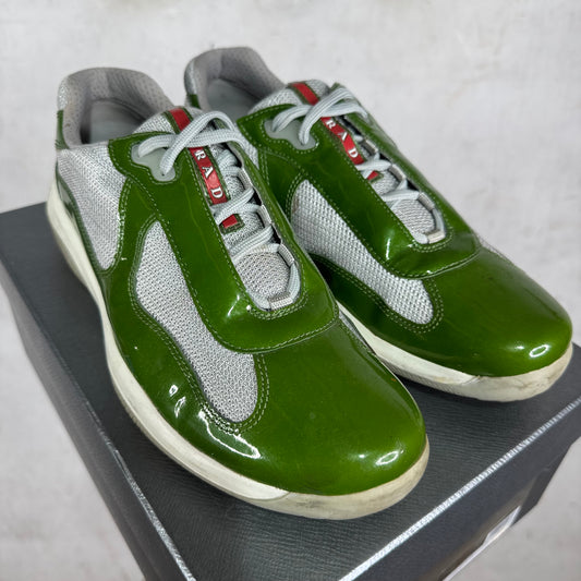 Prada Green Patent Americas Cup