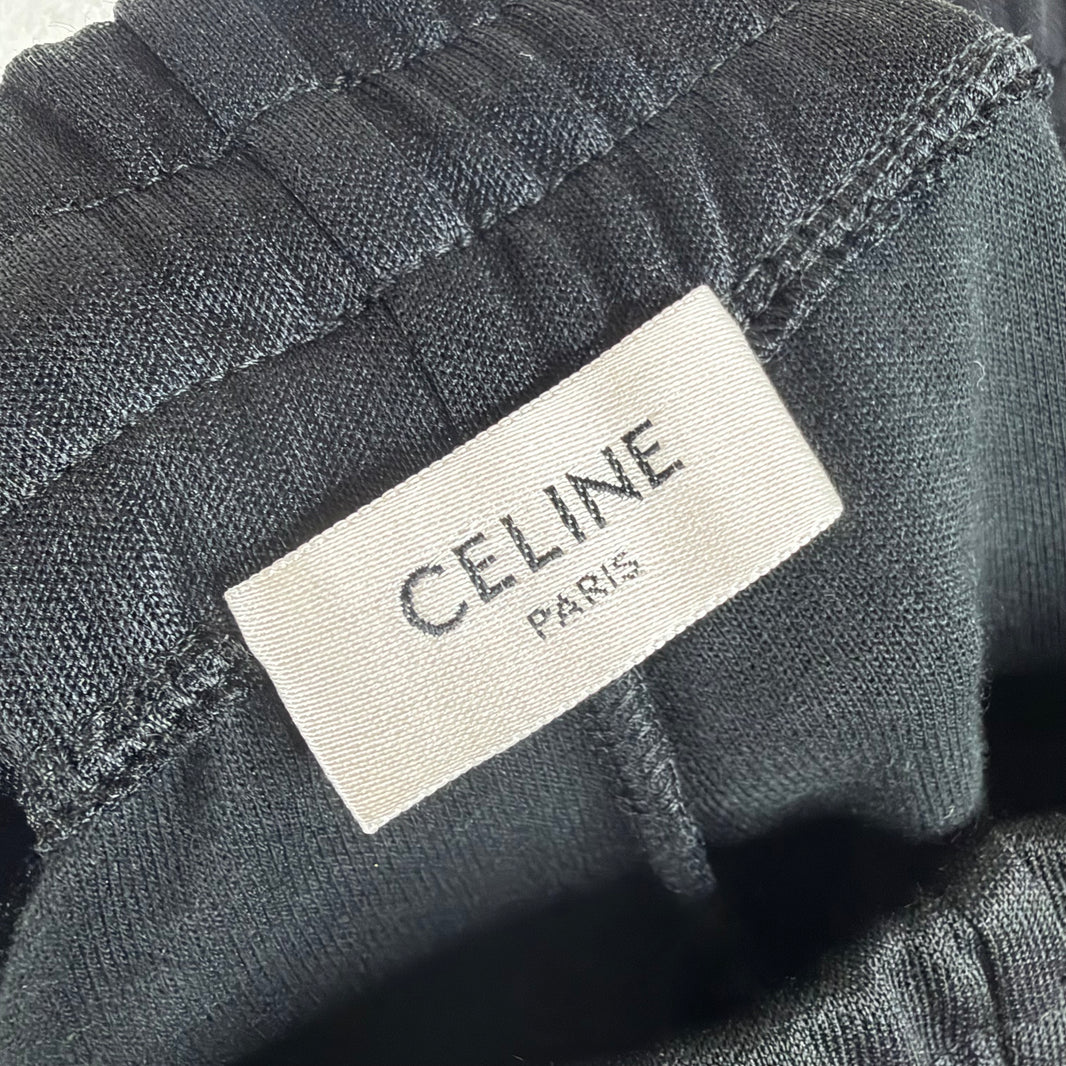 Celine Triomphe Logo Track Pants