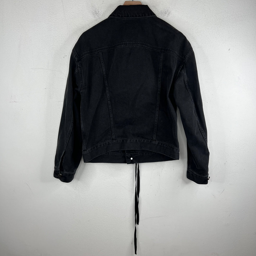 Ann Demeulemeester Black Trucker Jacket