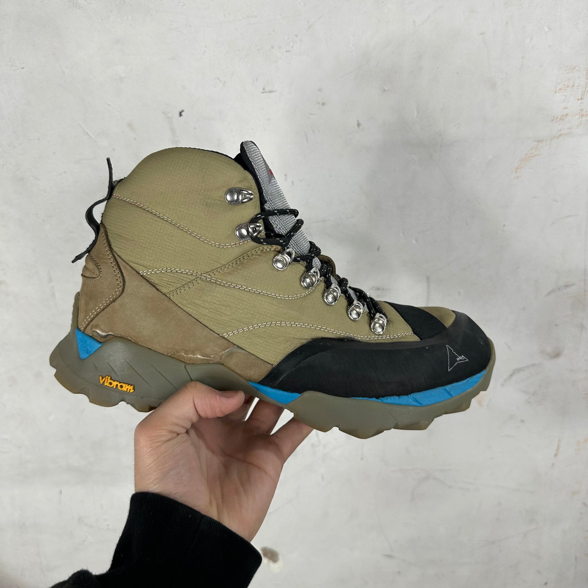 ROA Olive Nylon Hiking Boots