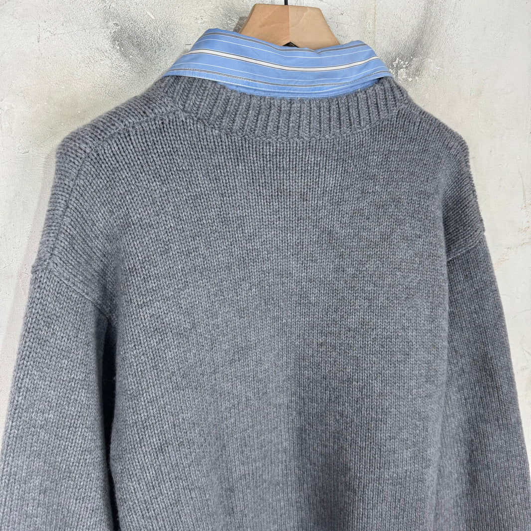 Balenciaga Layered Crest Sweater
