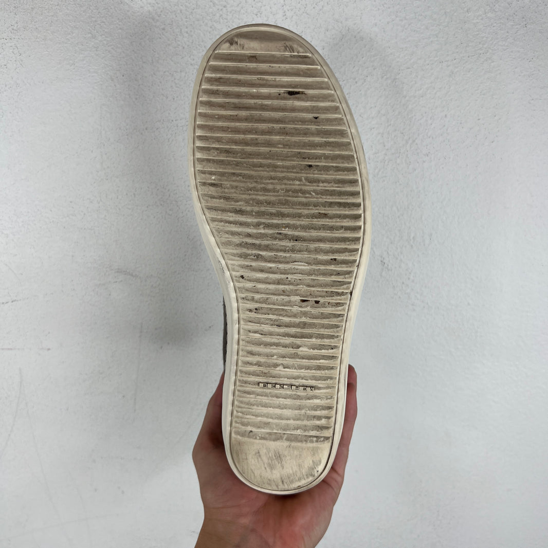 DRKSHDW Gray Canvas Twill Vans Sneakers