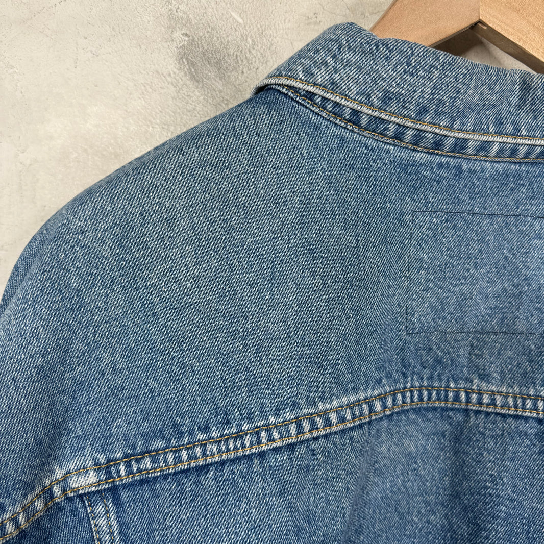 Balenciaga Blue Denim Swing Jacket