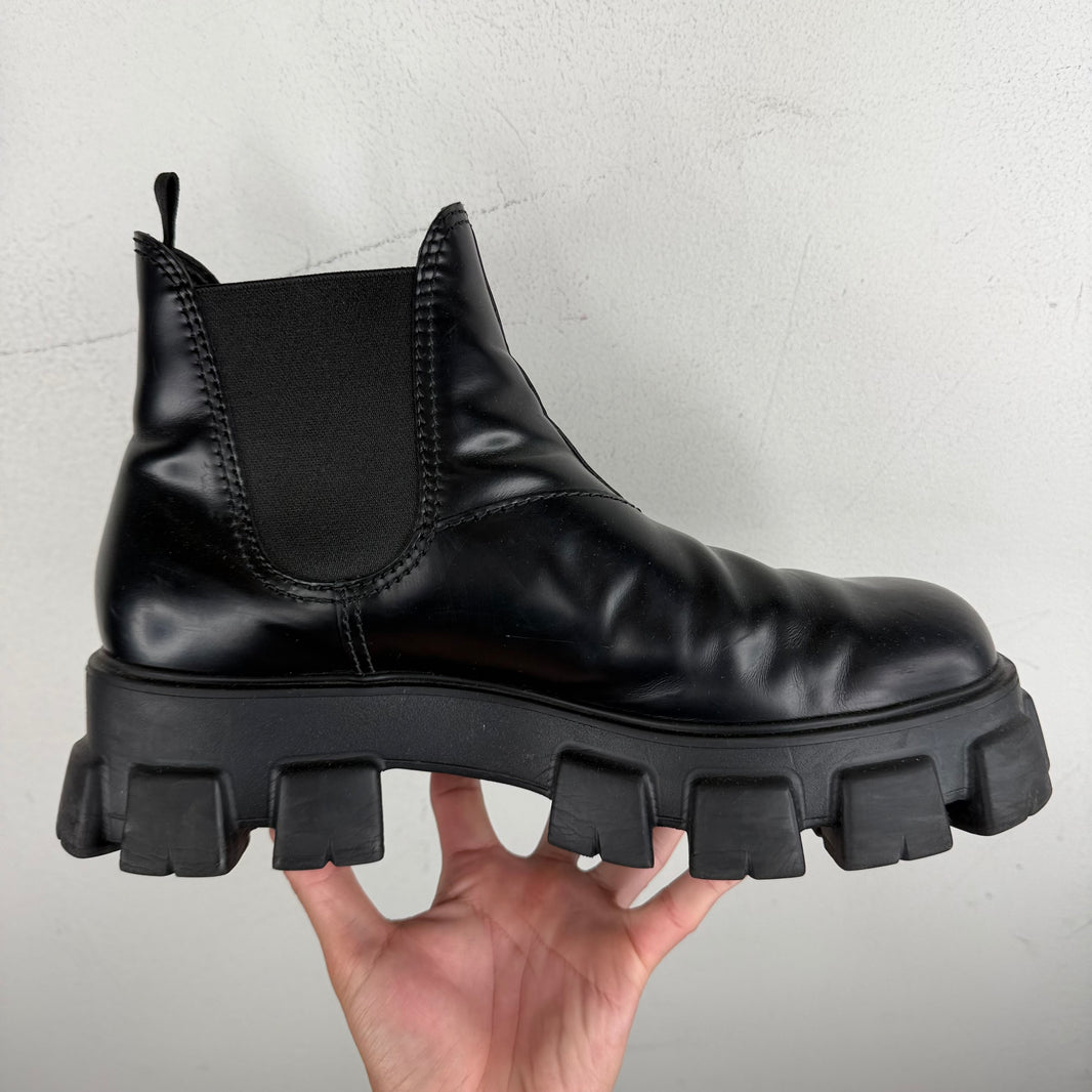 Prada Monolith Chelsea Boots