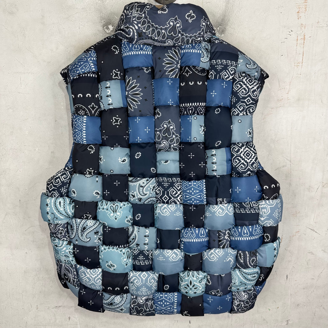 Kapital Blue Keel Woven Vest