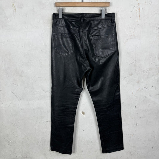 ERD Leather Moto Fly Pants