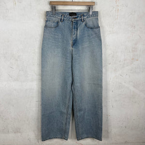 Balenciaga Garde Robe Lightwash Baggy Jeans