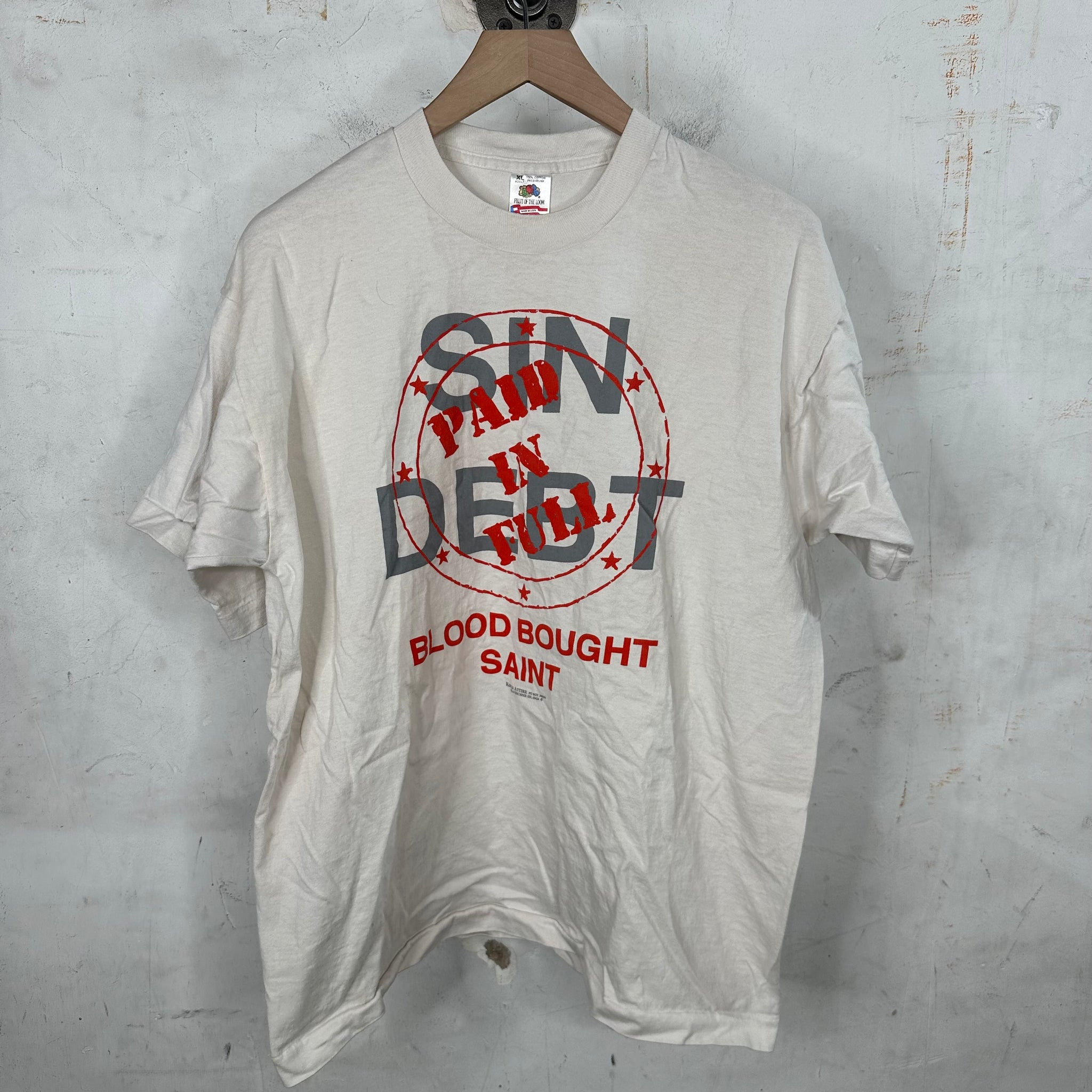 Vintage Sin Paid In Full T-Shirt