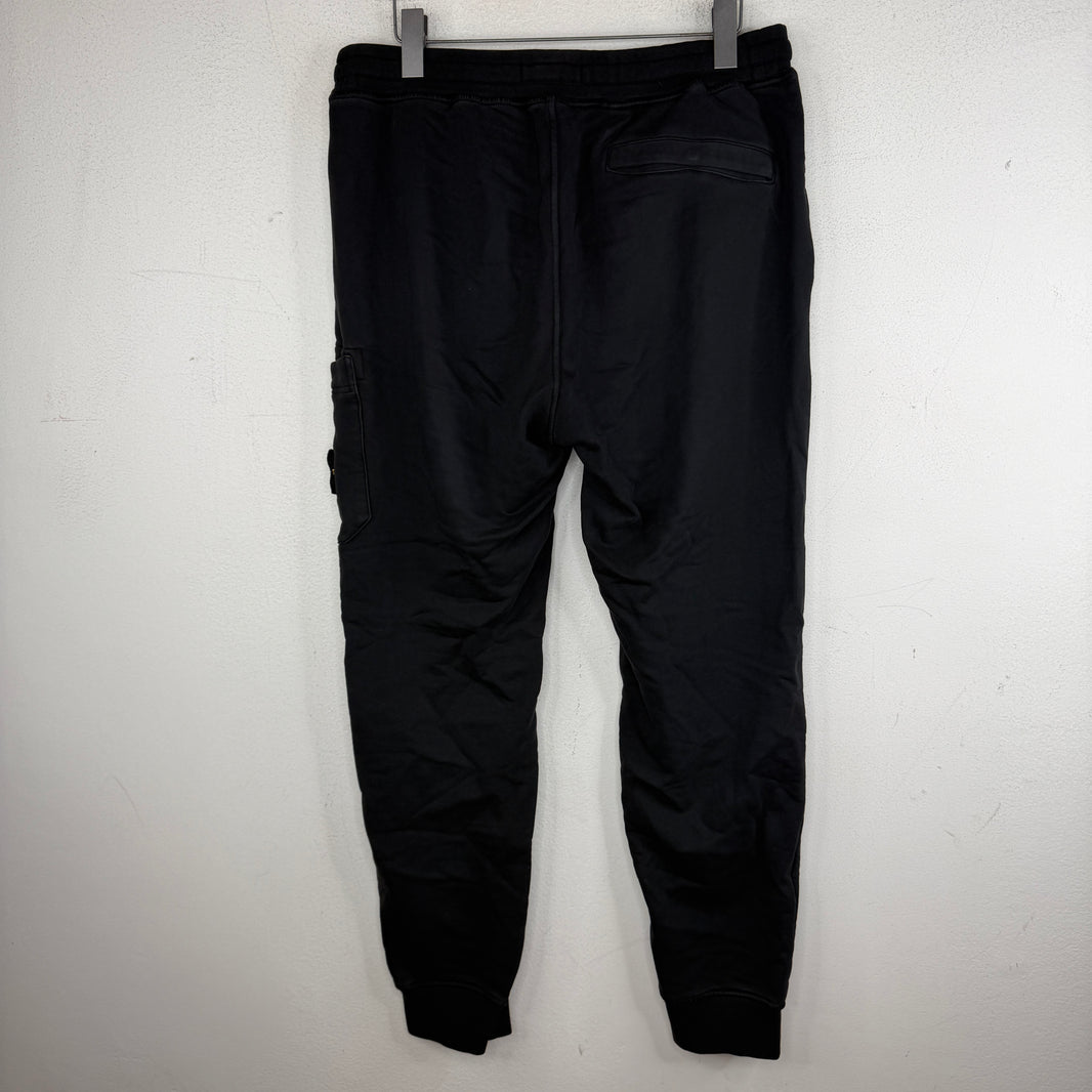 Stone Island Black Cargo Jogger Sweatpants