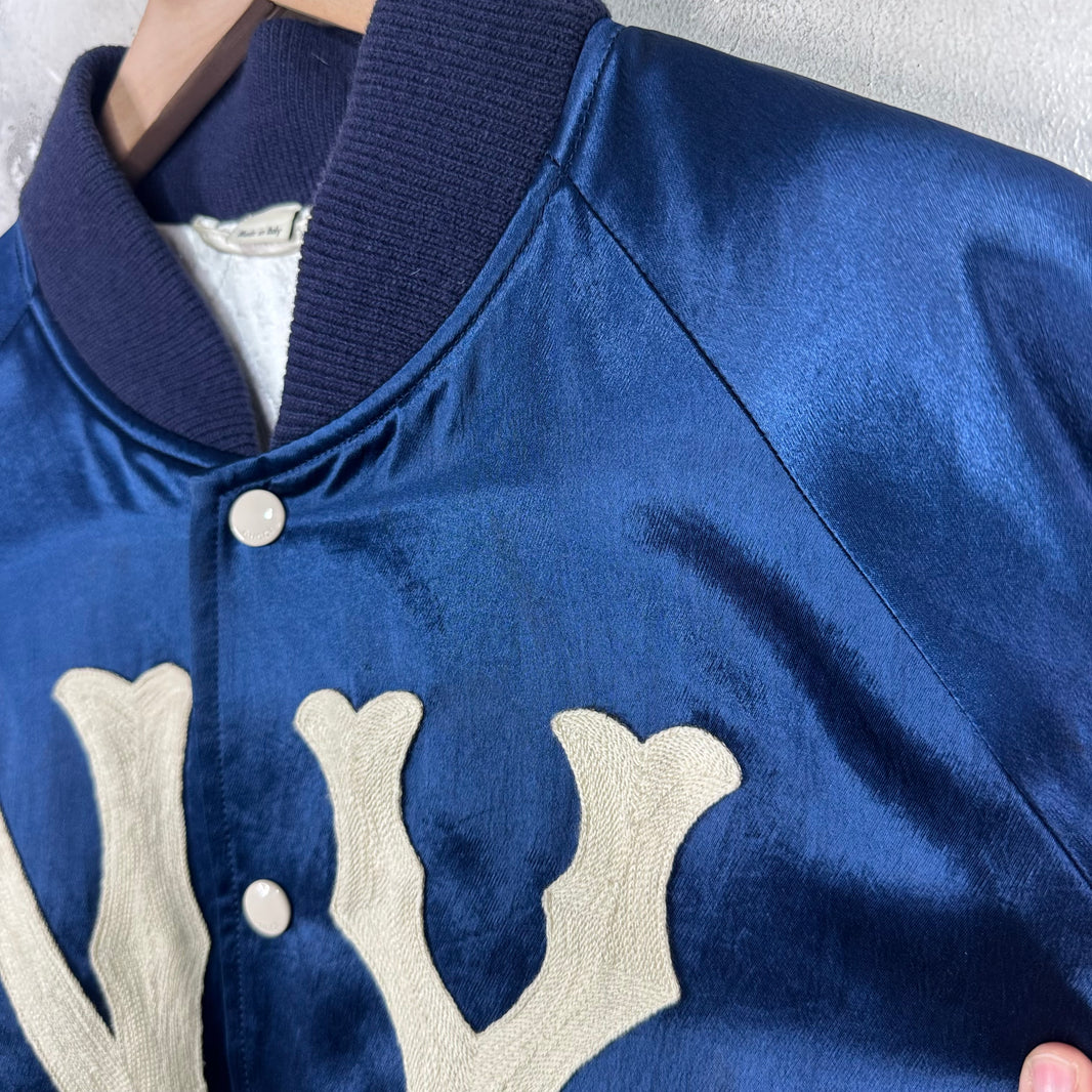 Gucci NY Satin Bomber Jacket