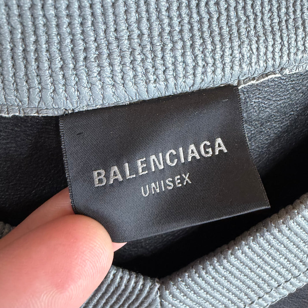 Balenciaga Leather Unity Jersey