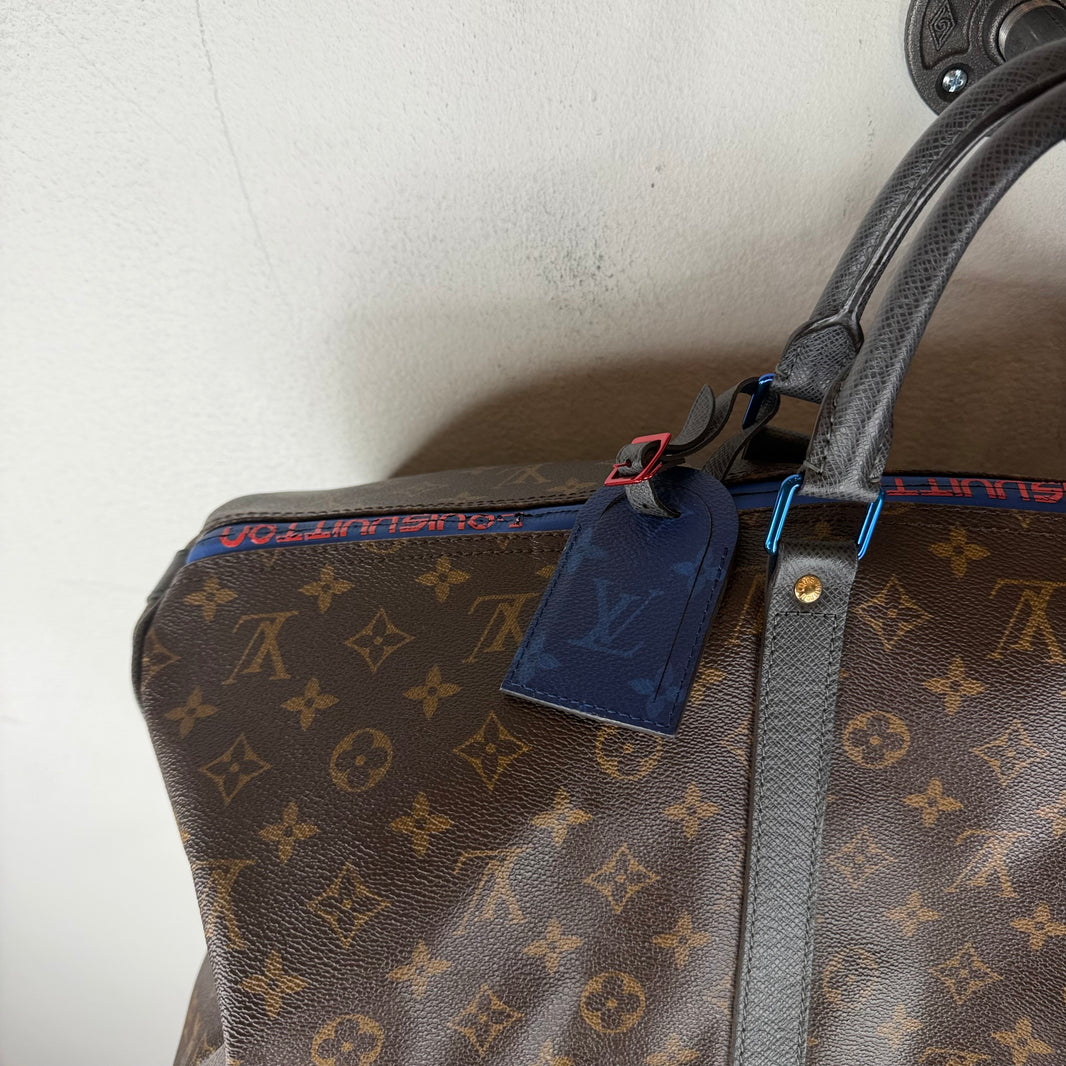 Louis Vuitton Kim Jones Keepall 55 Bandolier Duffel Bag