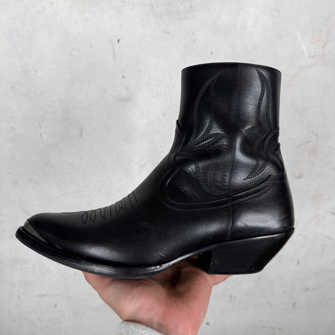 Celine Steel Tipped Western Boots