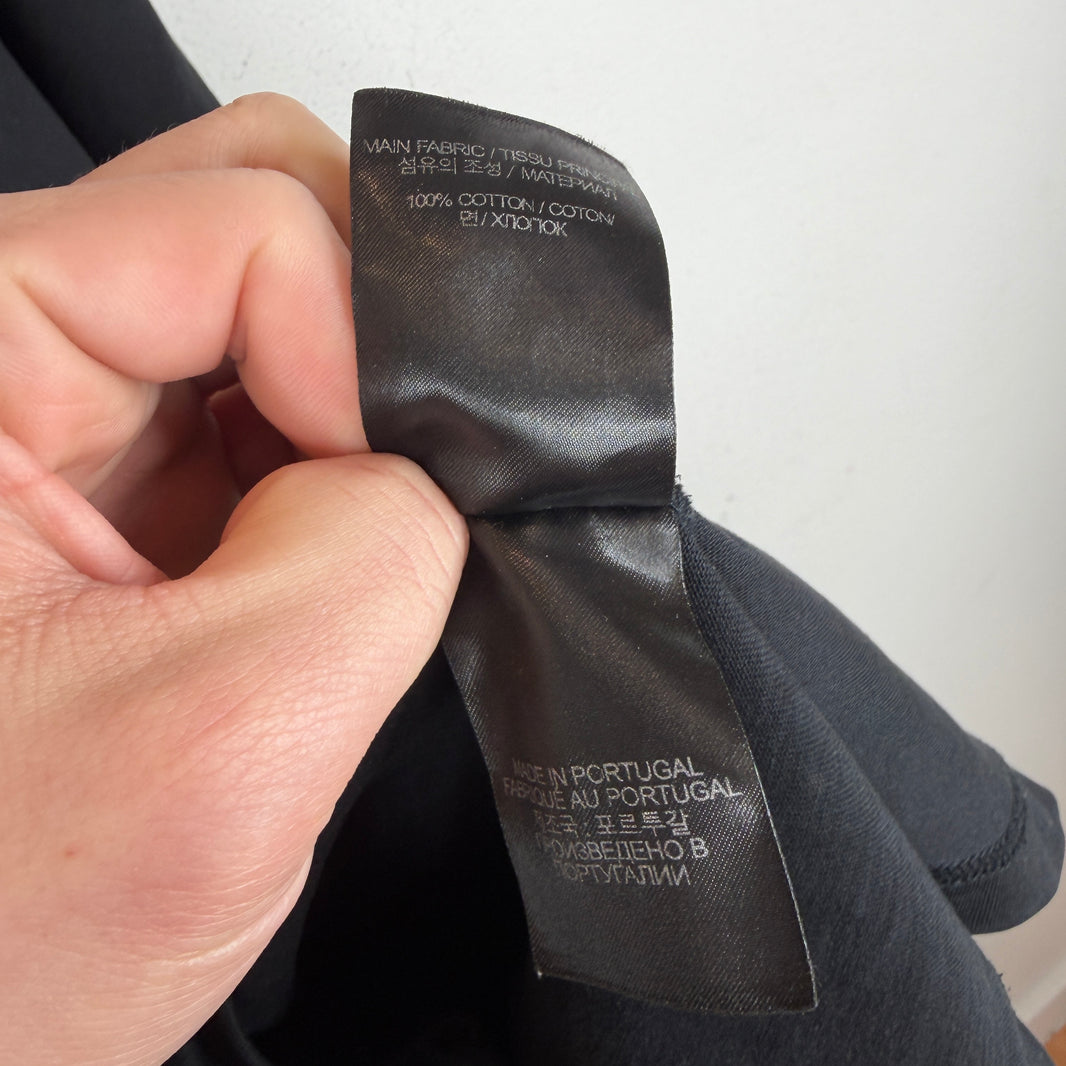 VETEMENTS Black Gothic Logo Longsleeve T-Shirt