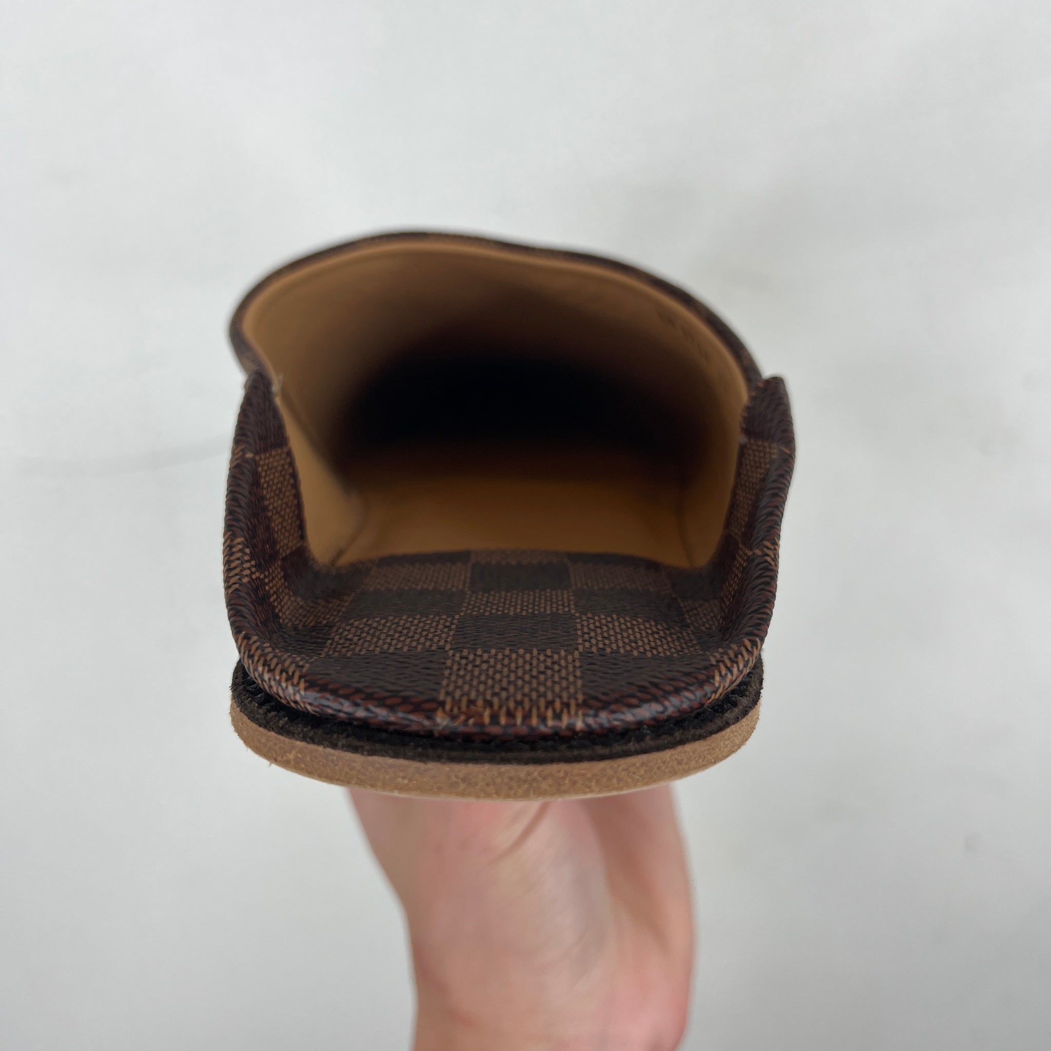 Louis Vuitton Brown Damier Pointed Slippers