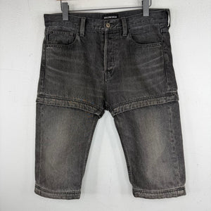 Balenciaga Convertible Denim Shorts
