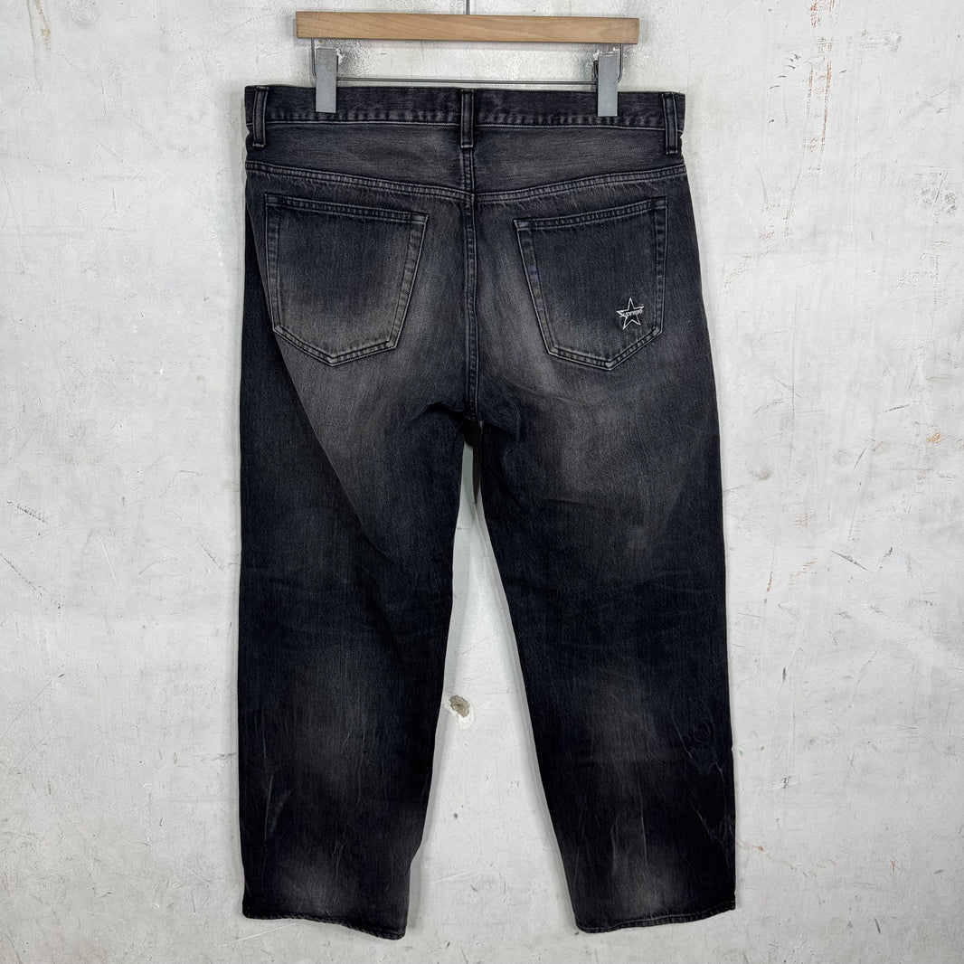 Supreme Faded Grey Selvedge Jeans