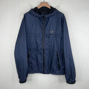 Prada Re-Nylon Hooded Windbreaker