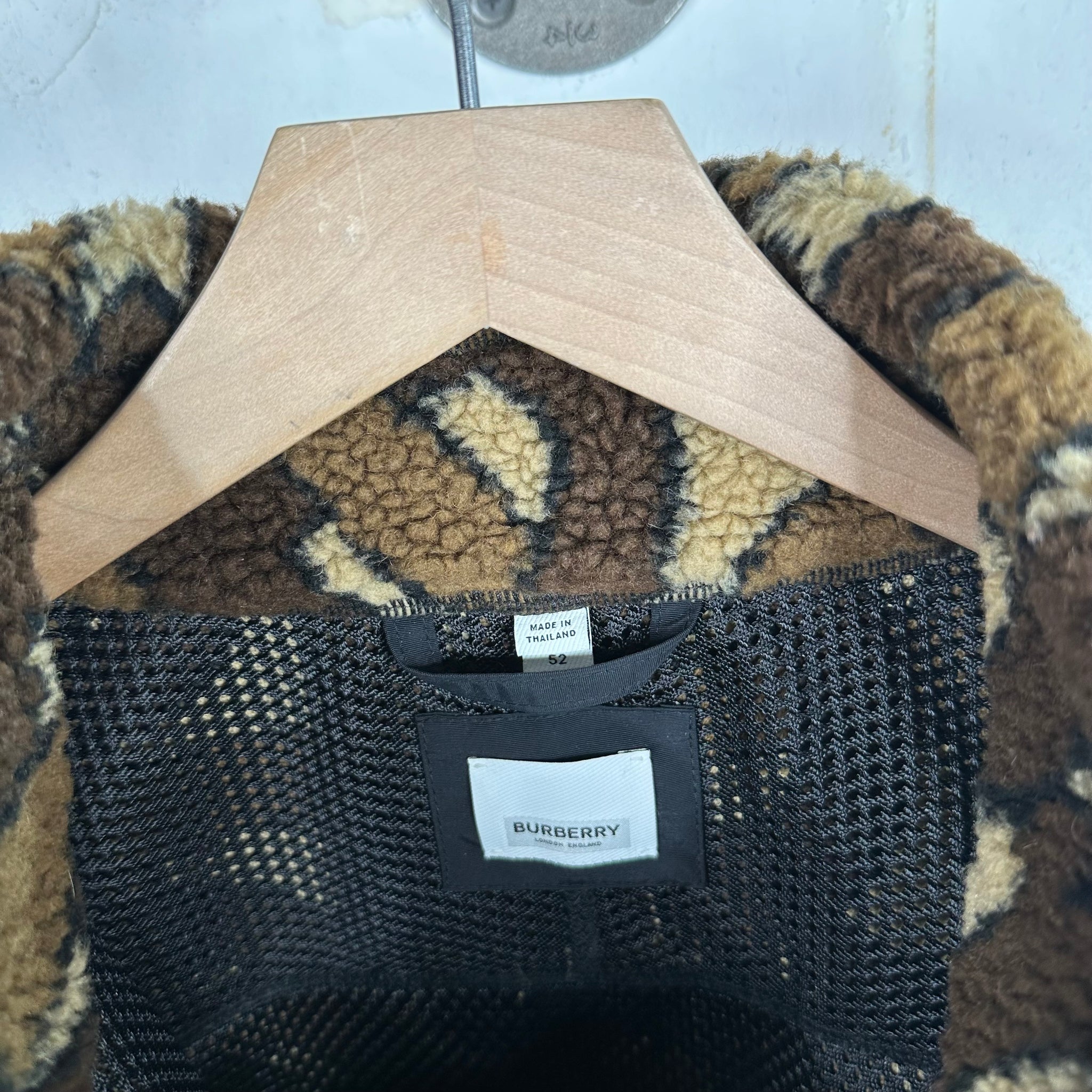 Burberry Monogram Fleece Jacket