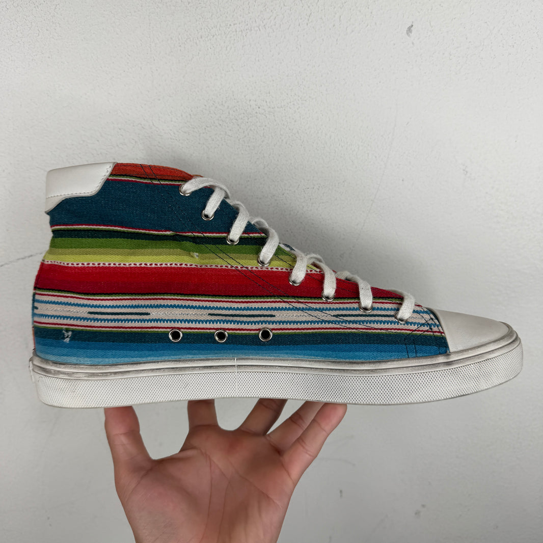 Saint Laurent Mexican Jacquard Bedford Sneakers