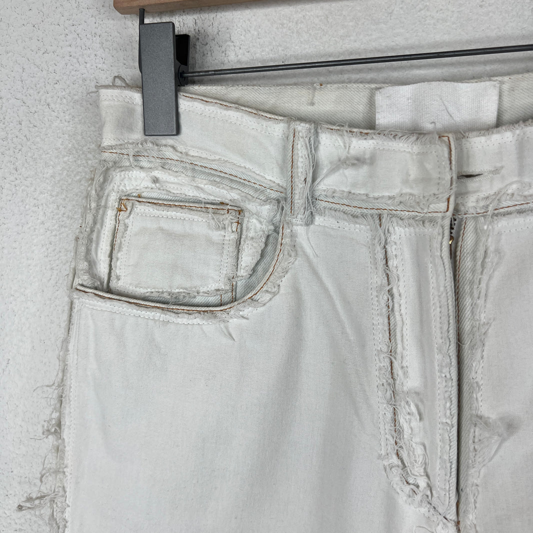 Margiela White Distressed Inside Out