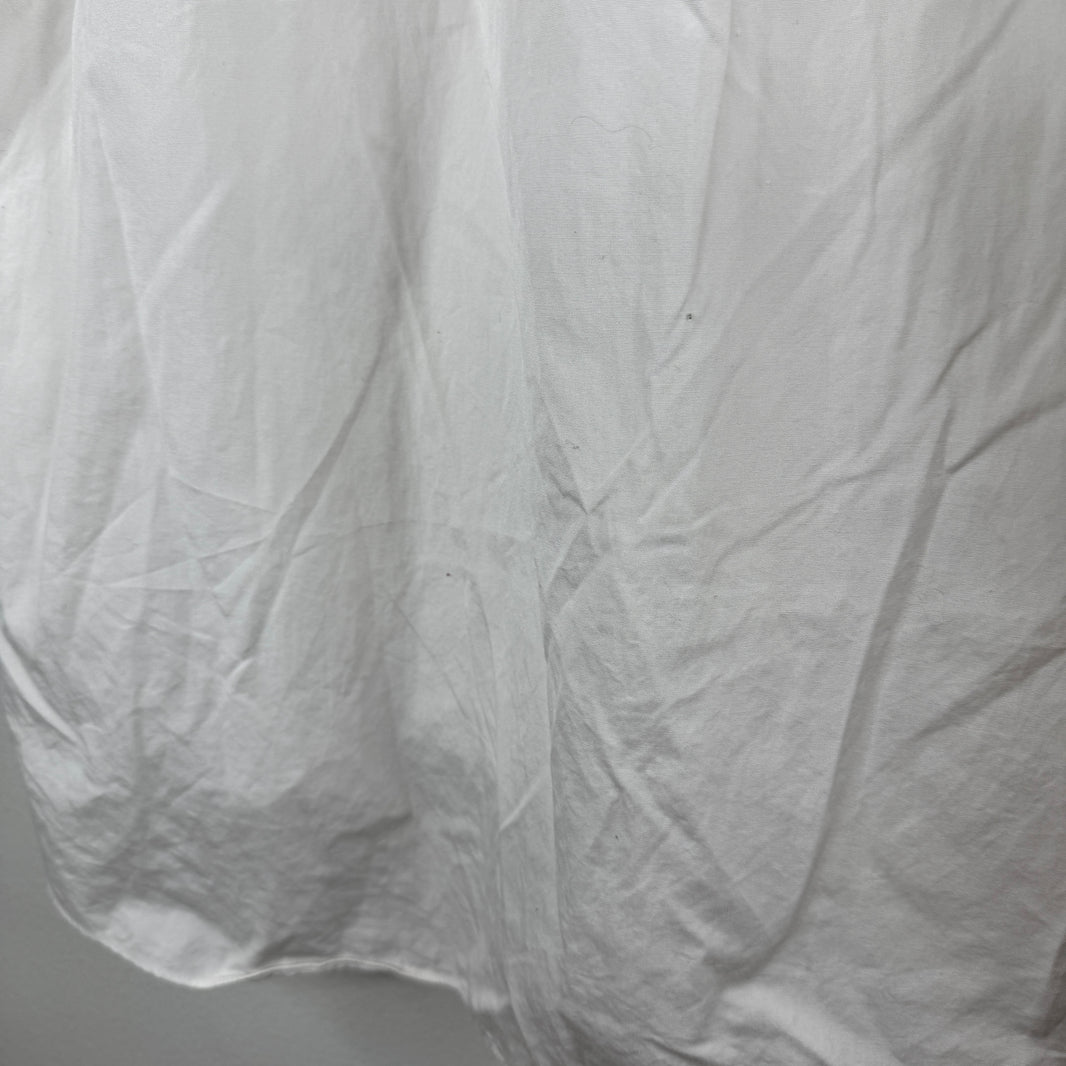 CDG White Sleeve Detail Button Up Shirt