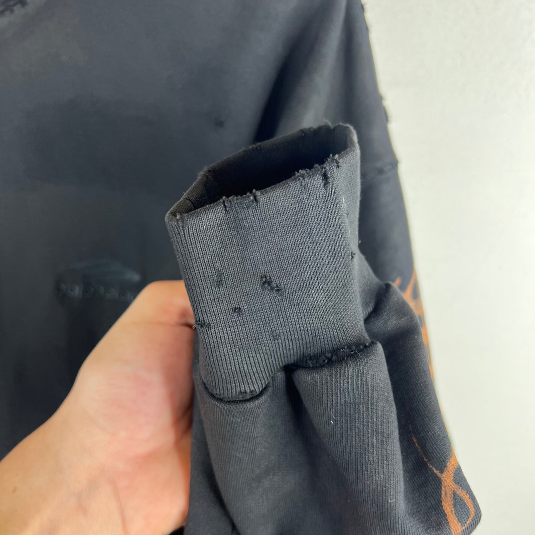 Balenciaga Heavy Metal Zip-Up Hoodie