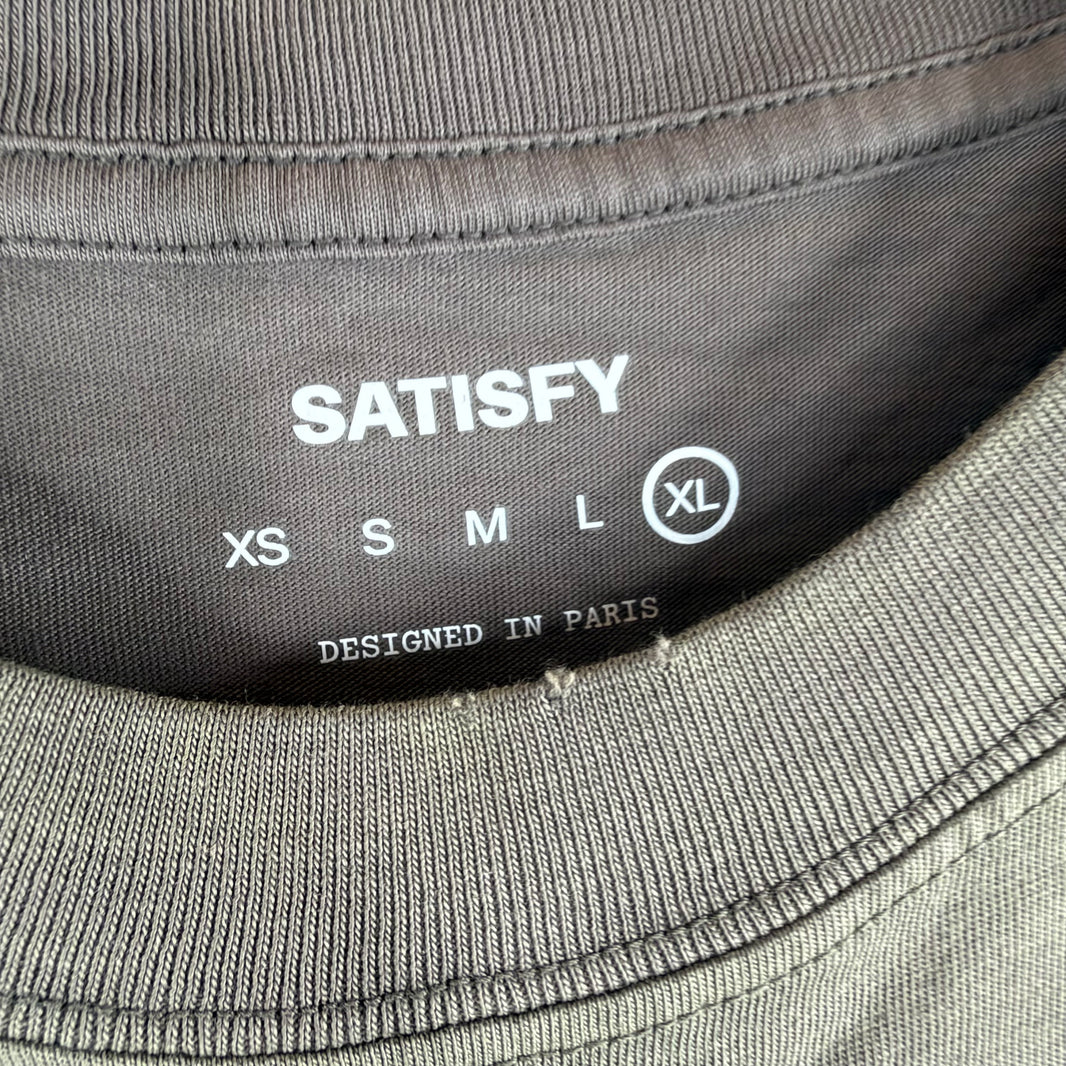 Satisfy Logo Cut-Off T-Shirt