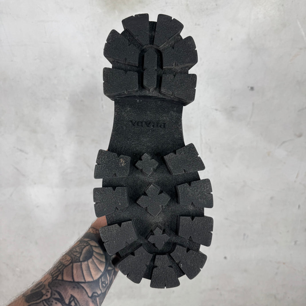 Prada Monolith Duck Boots