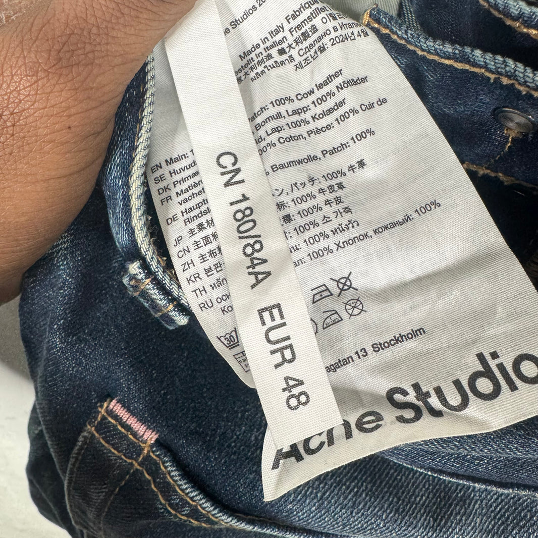Acne Studios Baggy Wrinkle Wash Jeans