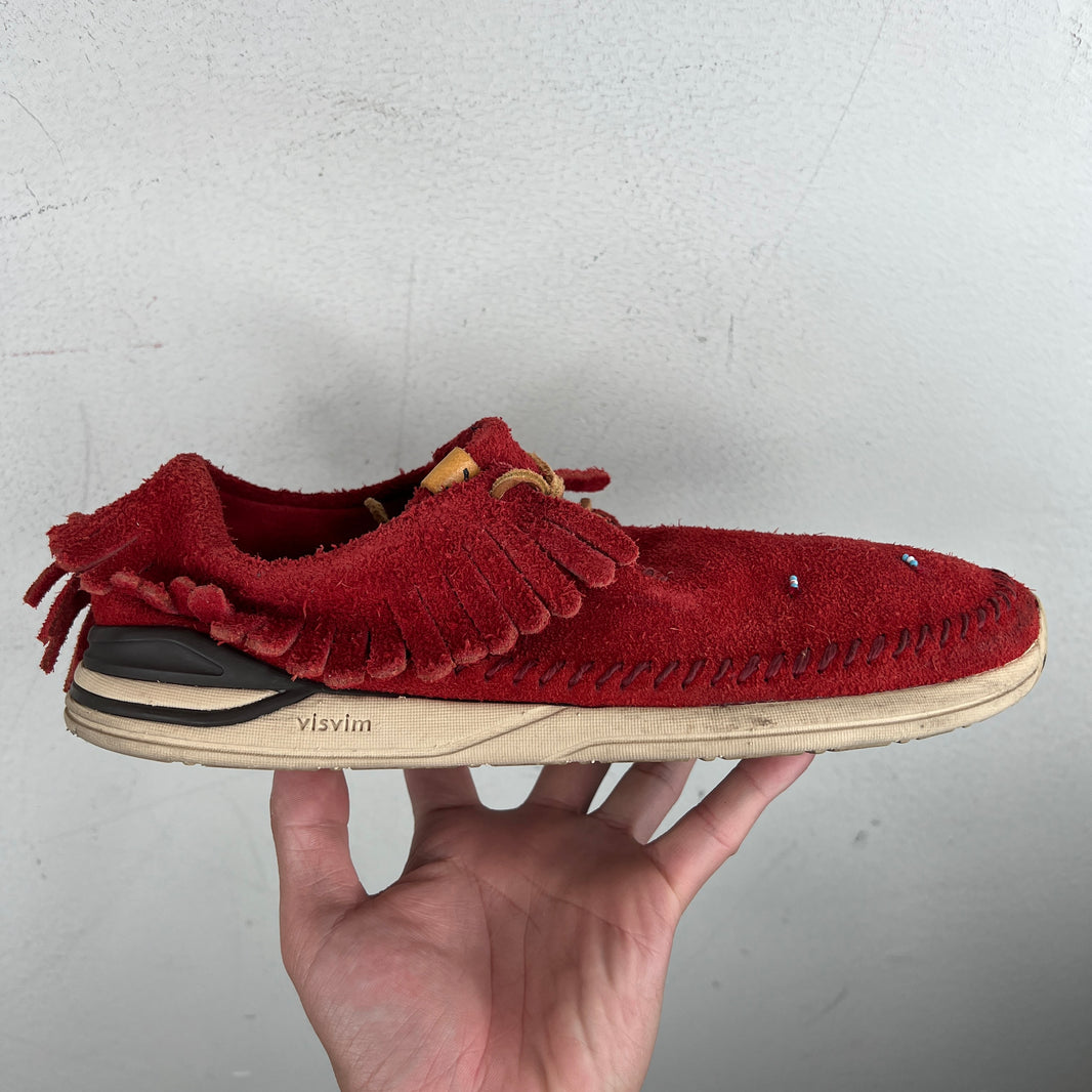 Visvim Red Maliseet Shaman Folk Sneakers