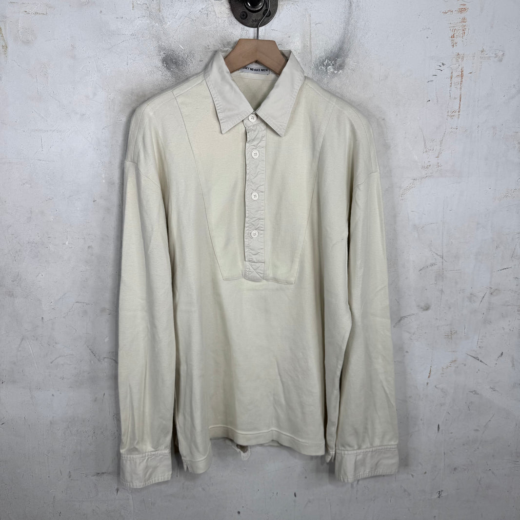 Issey Miyake Cream LS Polo