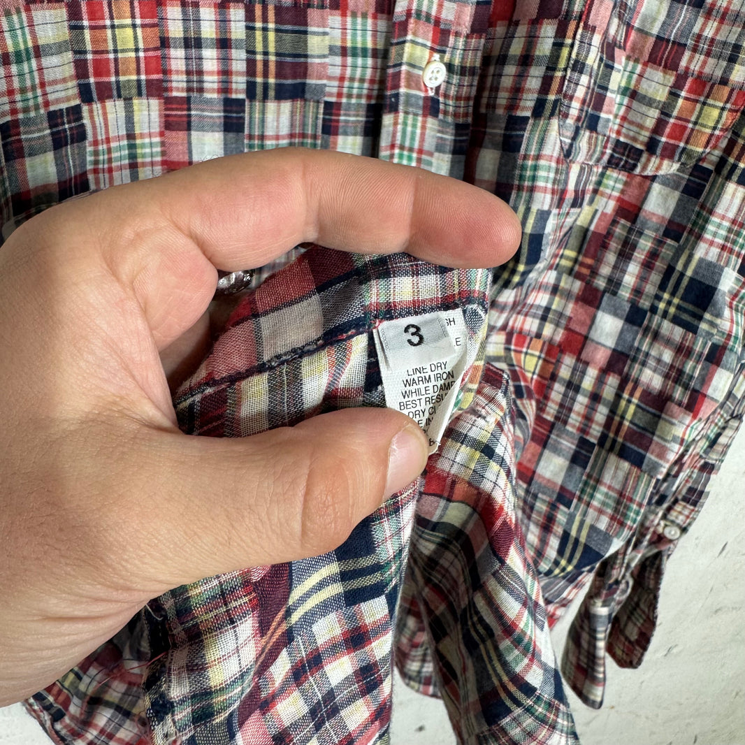 Thom Browne Madras LS Button Up Shirt