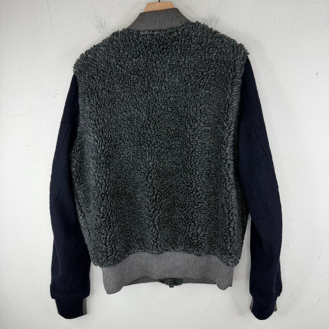 Sacai Fleece Varsity Jacket