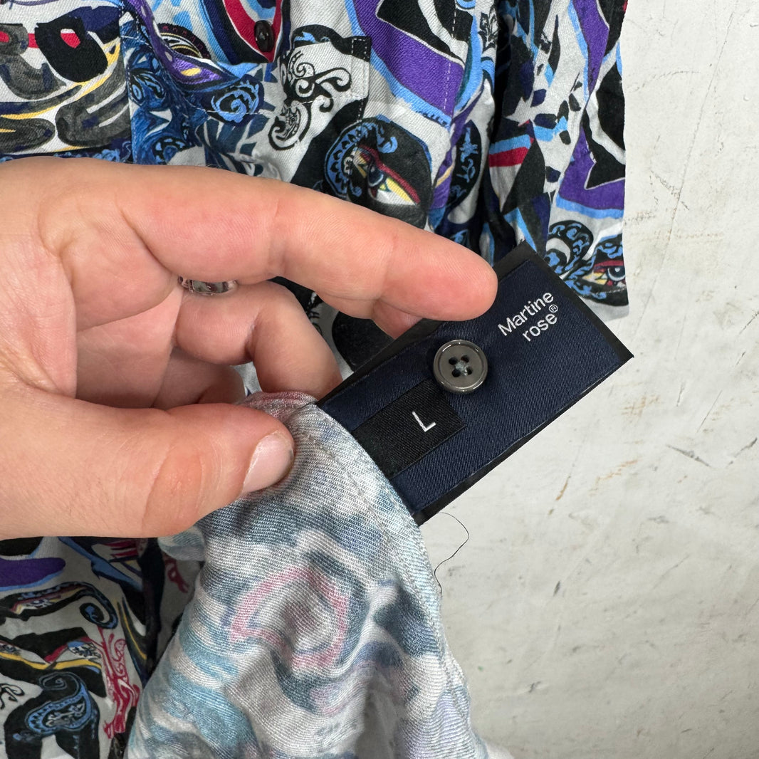 Martine Rose Psychedelic Paisley S/S Shirt