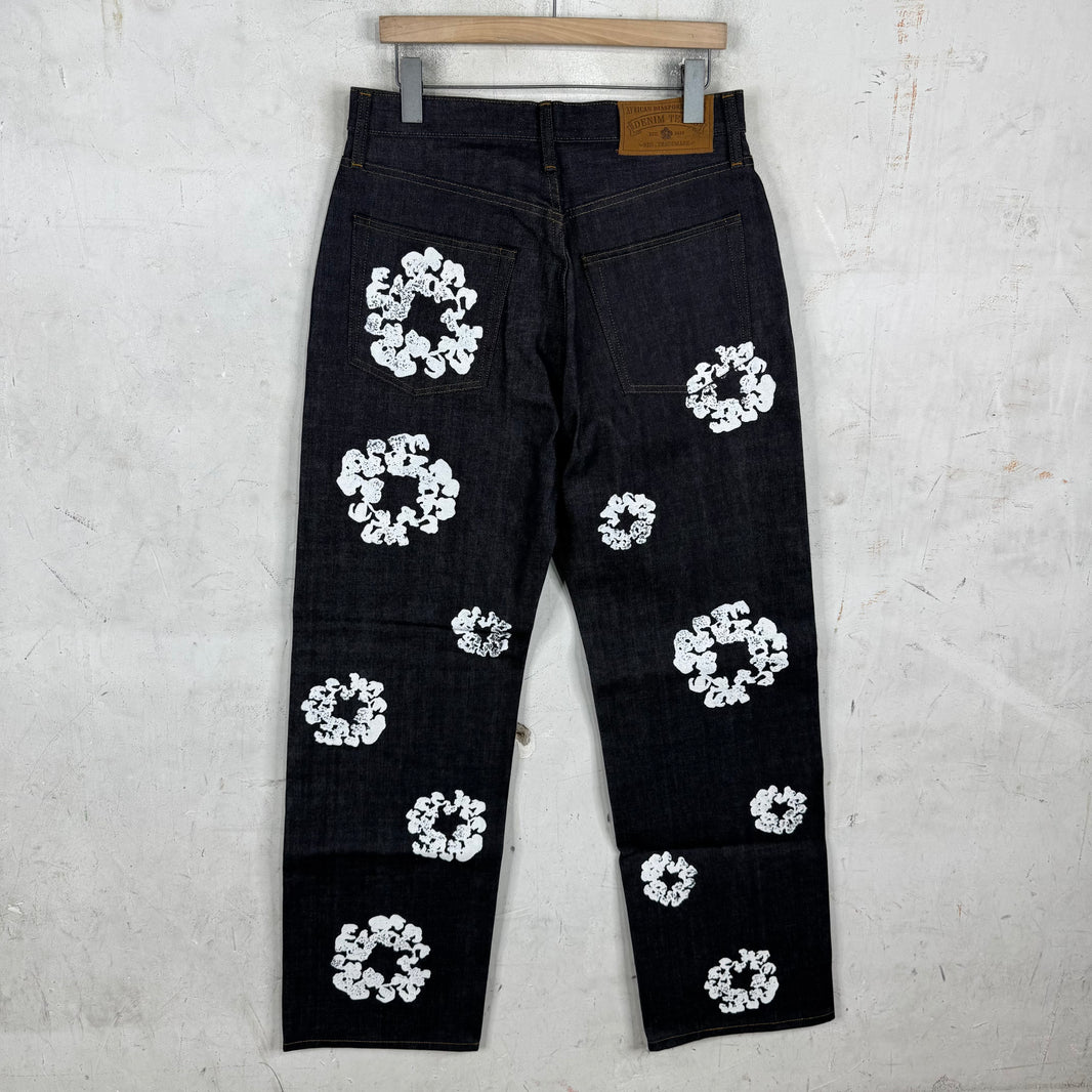 Denim Tears Raw Denim Wreath Jeans