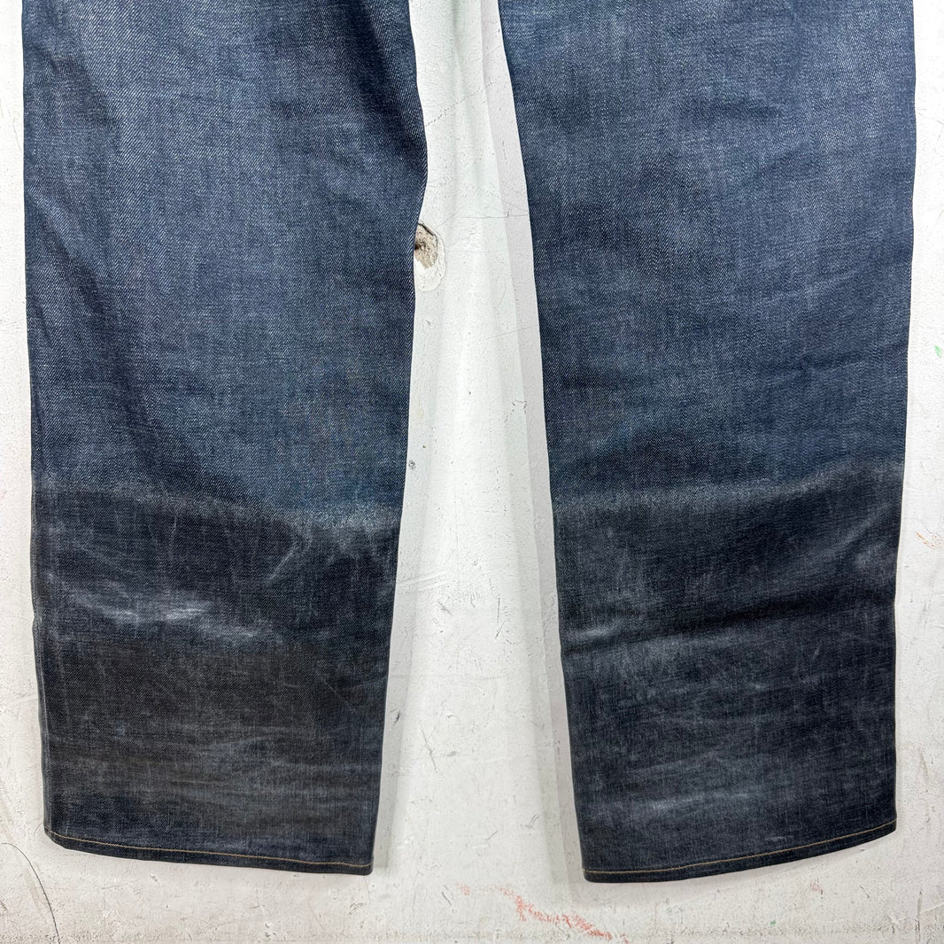 Margiela Coated Hem Selvedge Jeans