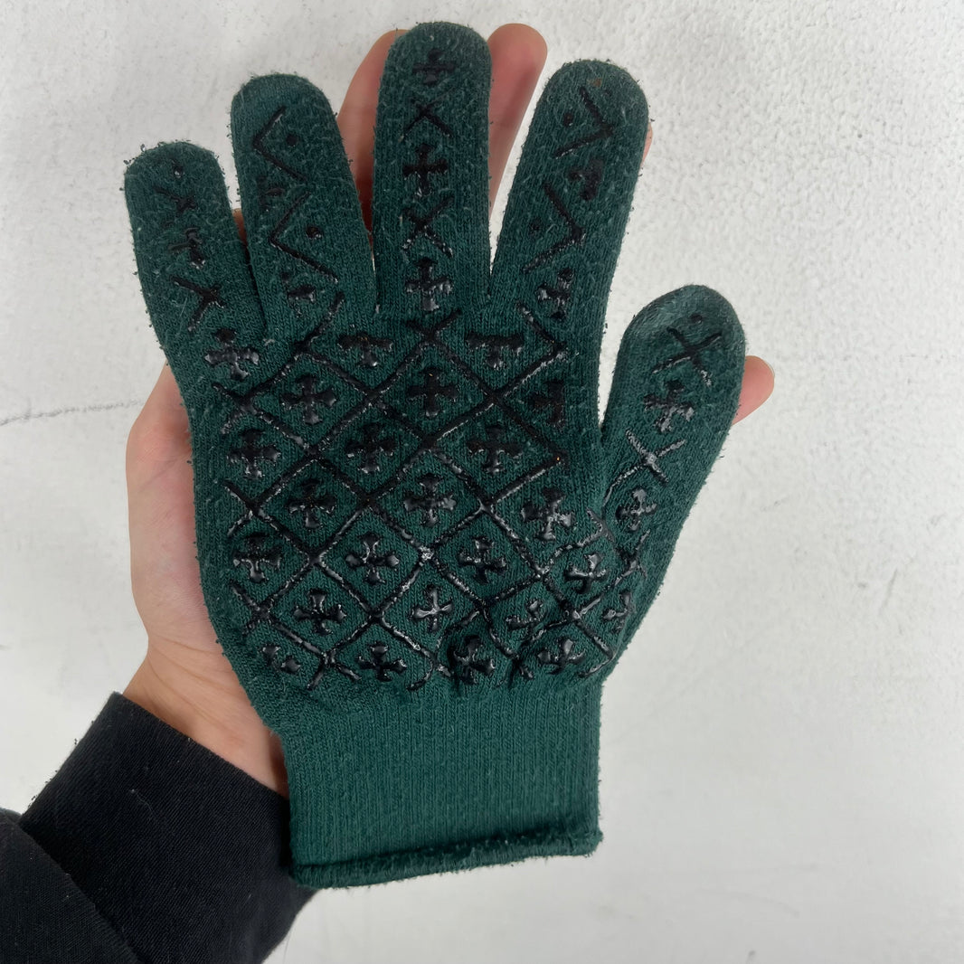 Chrome Hearts Green Work Gloves