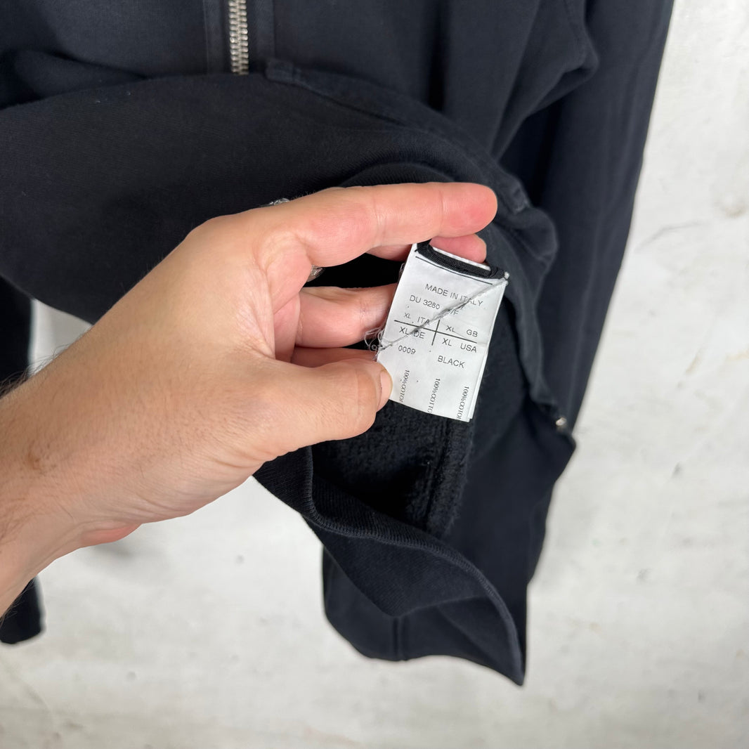 DRKSHDW Black Gimp Zip Hoodie