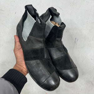 Comme Des Garçons Homme Plus Patchwork Chelsea Boots