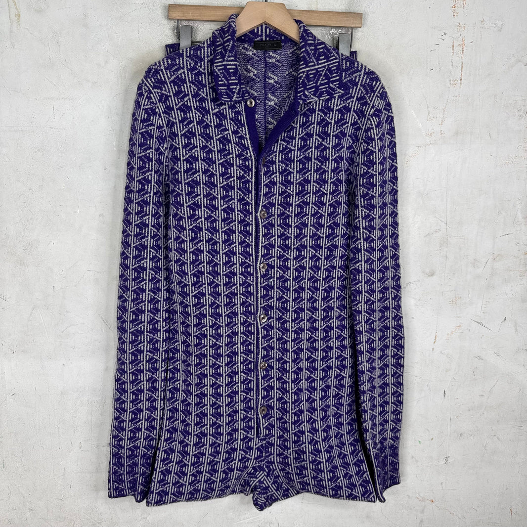 Prada Purple Jacquard Onezie