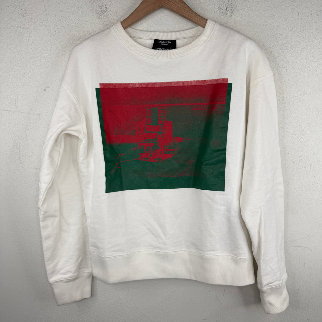 Calvin Klein 205W39NYC Warhol Little Electric Chair Crewneck