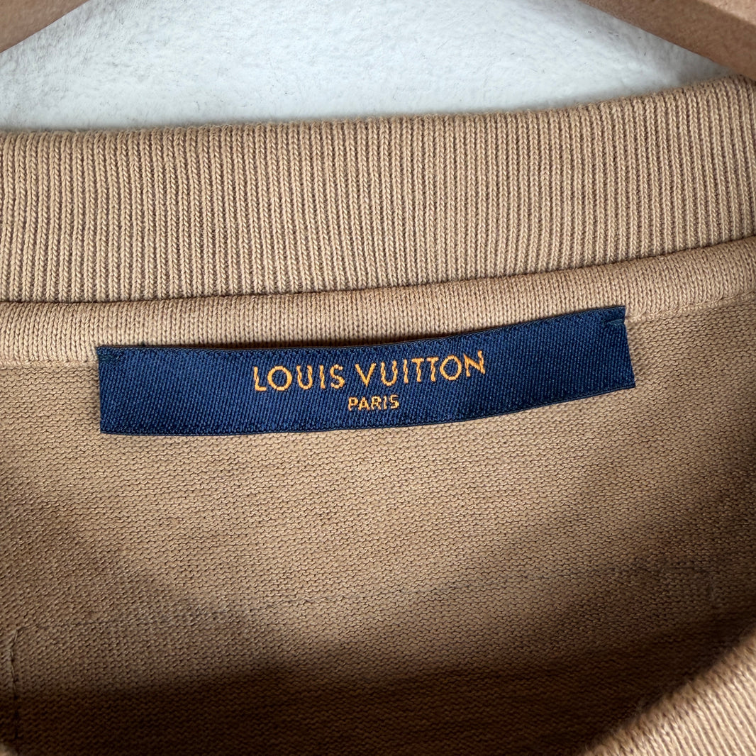 Louis Vuitton Sample Plain Brown T-Shirt