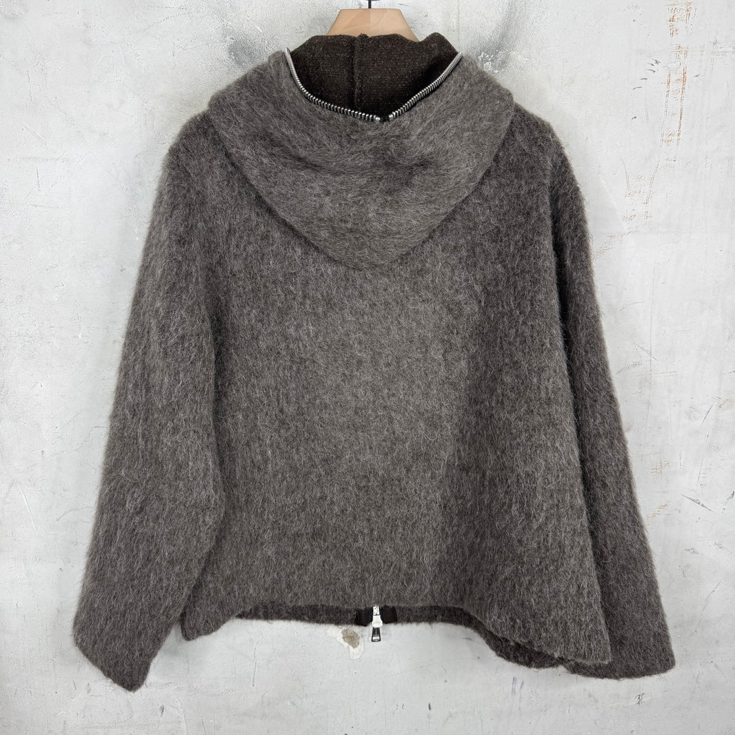 Our Legacy Mohair Full Zip Hoodie