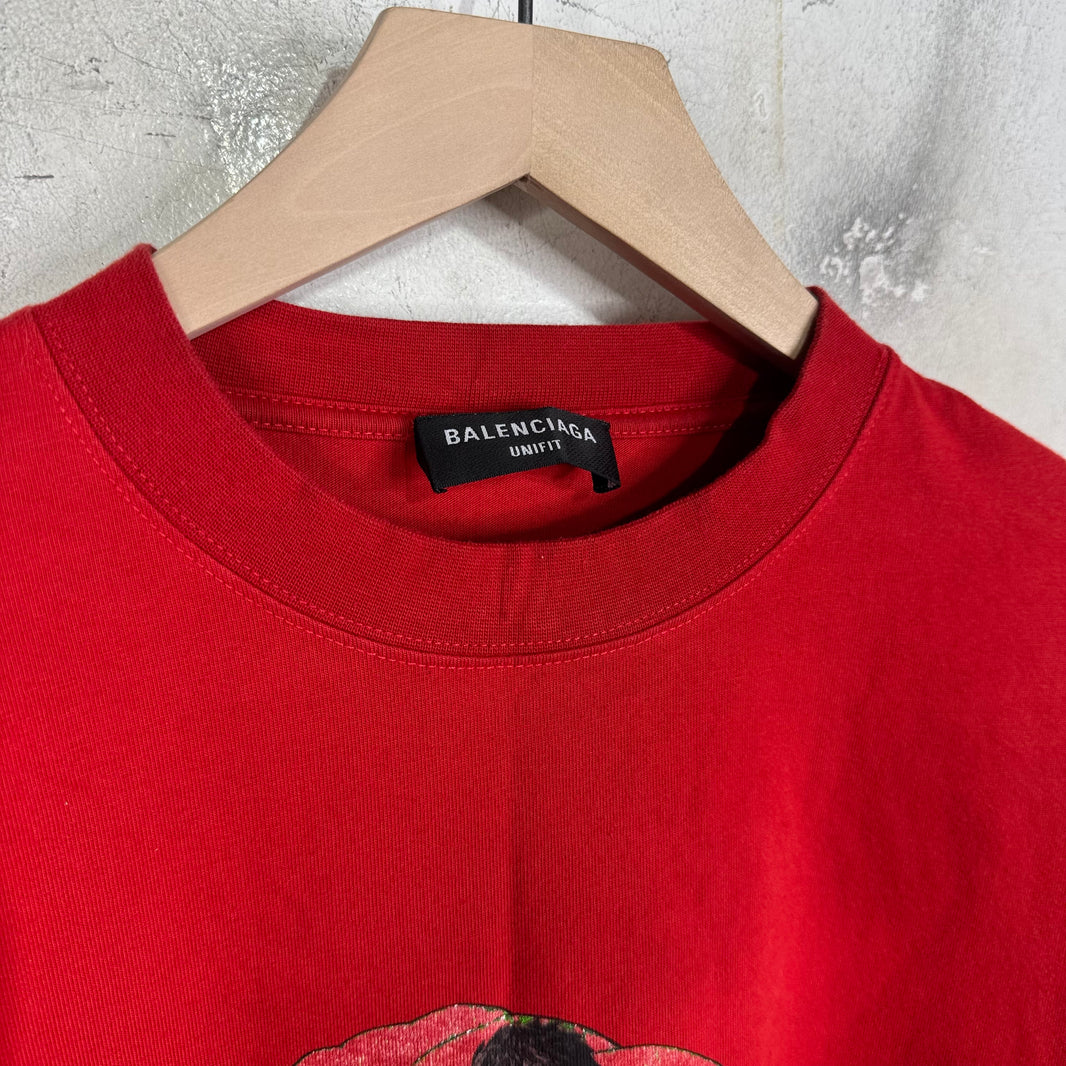 Balenciaga Red Hulk T-Shirt