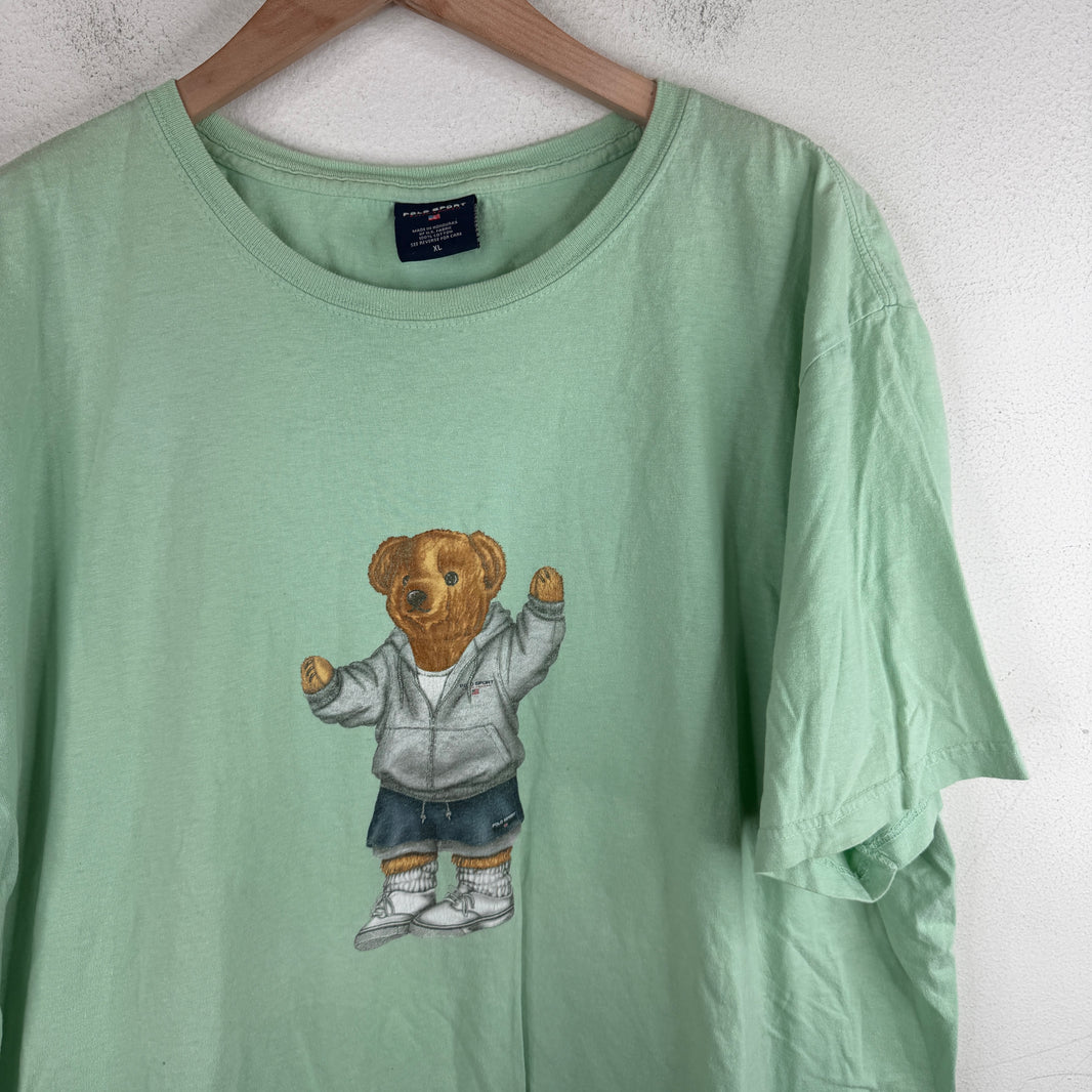 Vintage Polo Sport Green Bear T-Shirt