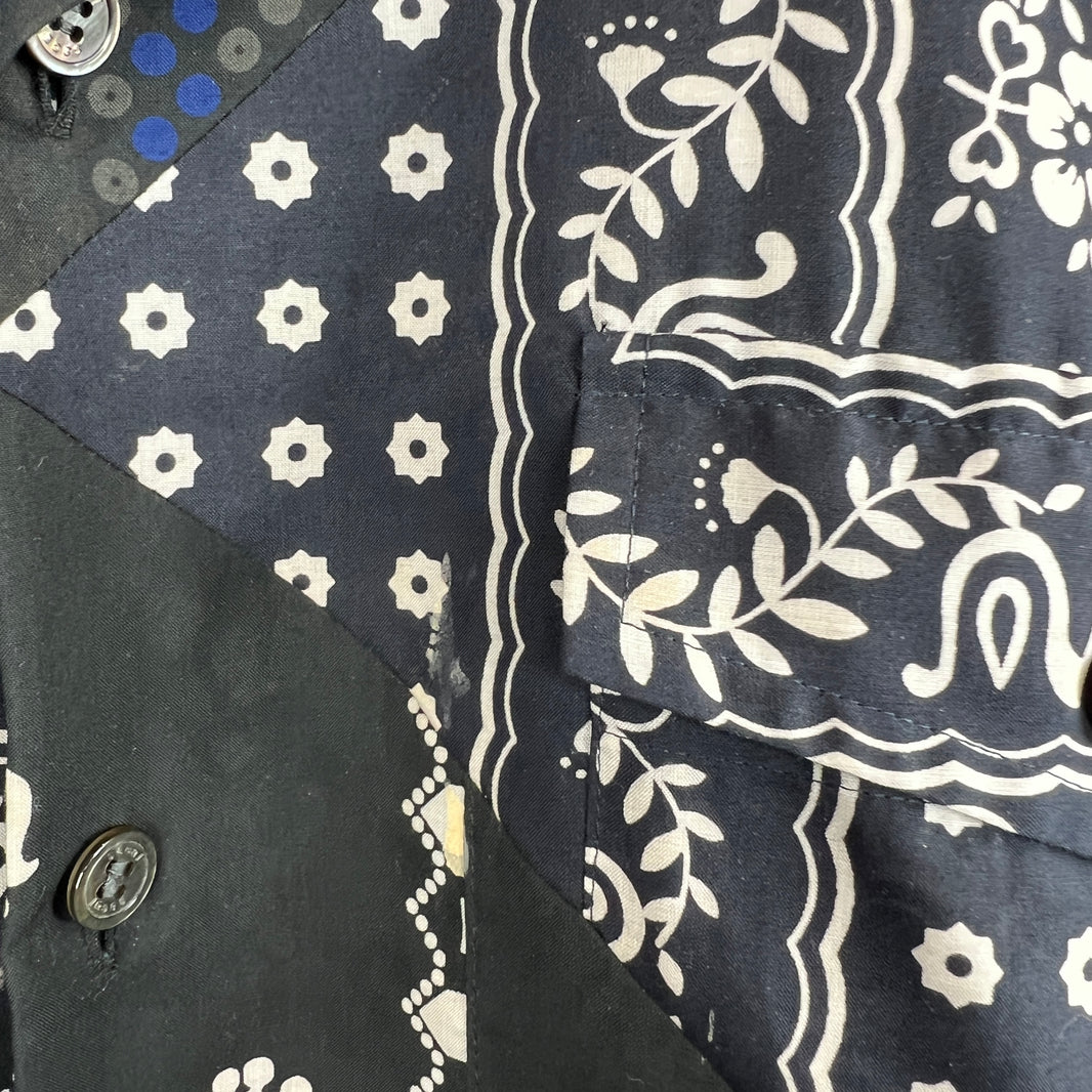 Sacai Bandana Print Button Up Shirt