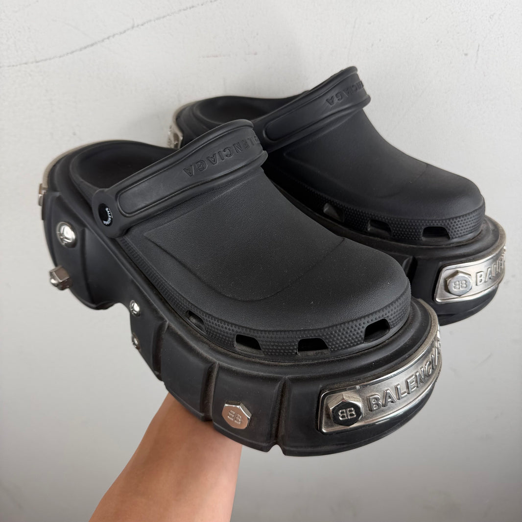 Balenciaga Croc Hardcroc Platform Mules