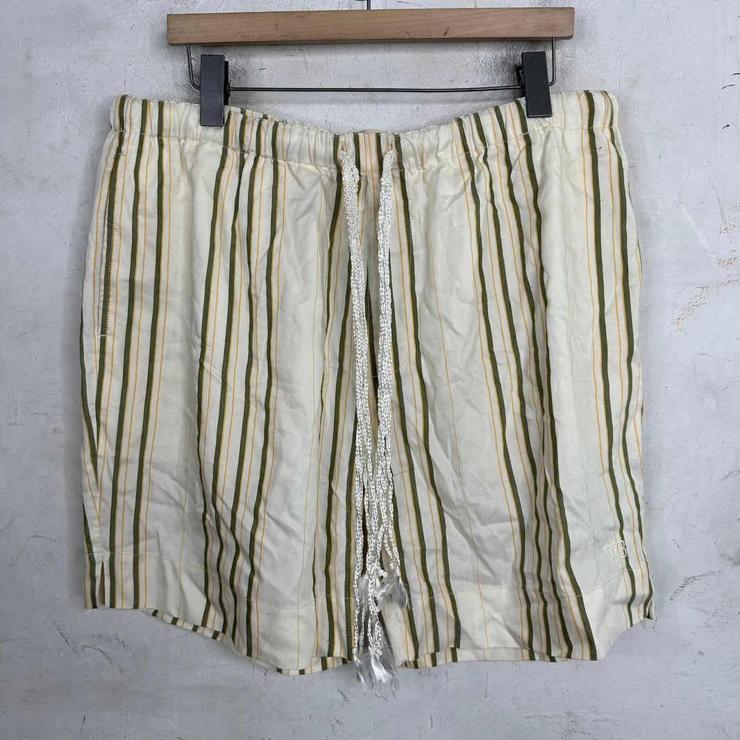 Wales Bonner Striped Cotton Shorts