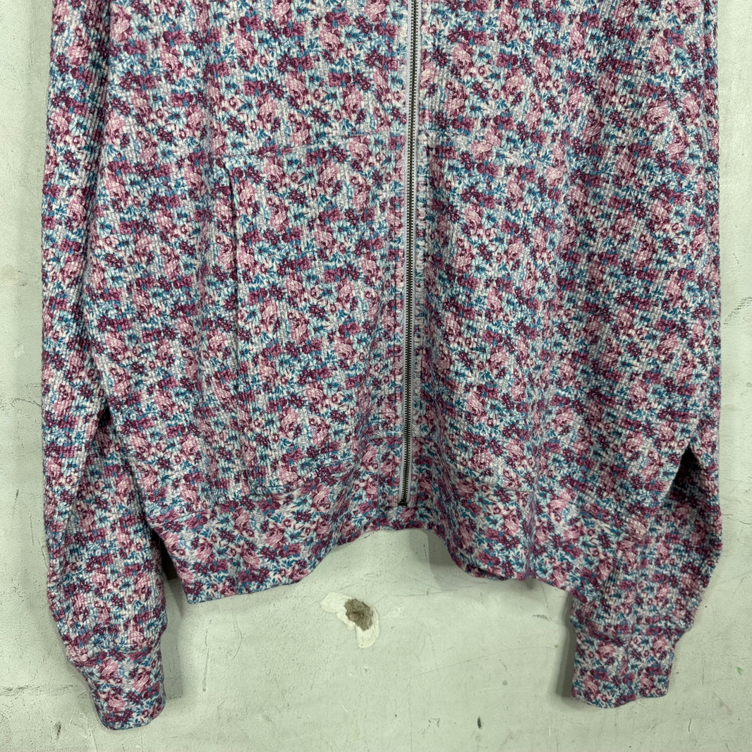 Stussy Floral Thermal Zip Hoodie